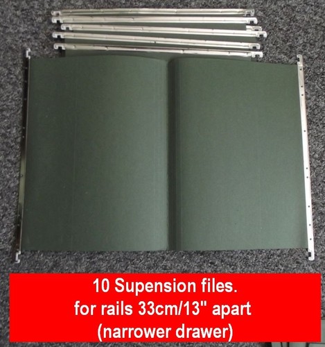 10x 33cm narrow green - 33cm,