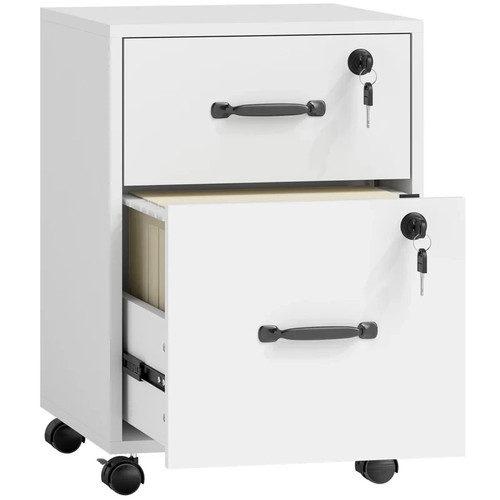 Rolling file cabinet drawers - 2,