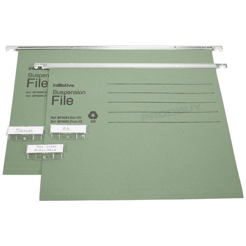 Green hanging suspension files - green,