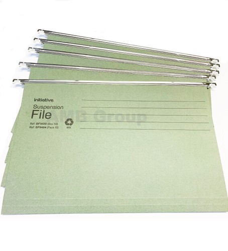 Green hanging suspension - green, files